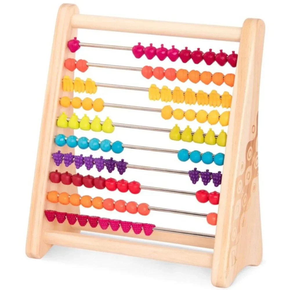Colorful Wooden Abacus Classic Math Learning Toy for Kids